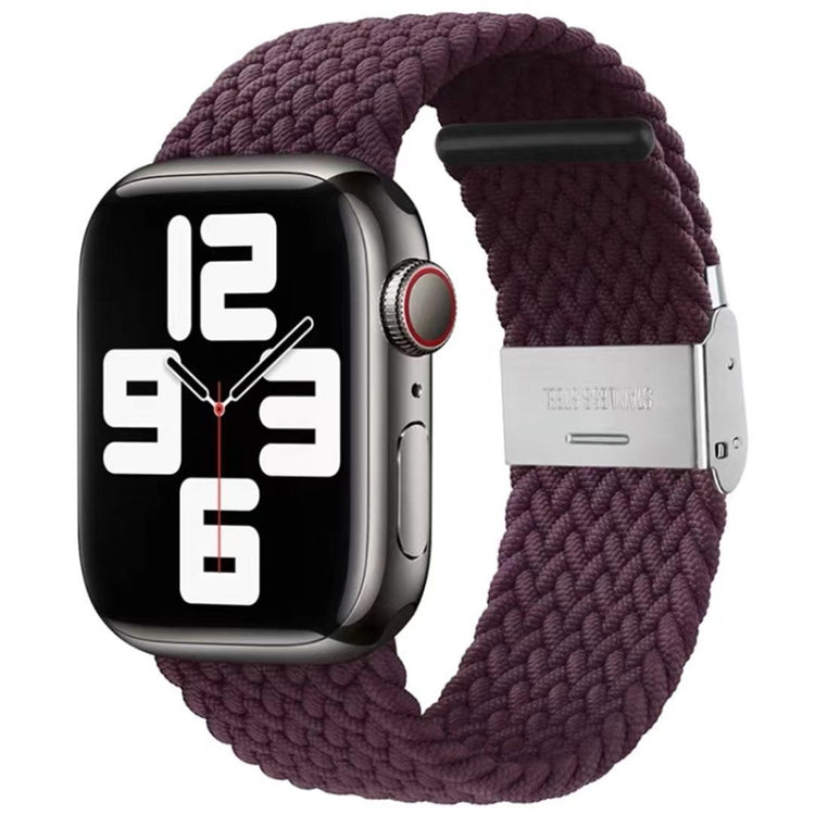 Braided + Stainless Steel Replacement Watchbands For Apple Watch Series 6 & SE & 5 & 4 40mm / 3 & 2 & 1 38mm, For Apple Watch Series 7 41mm / 6 & SE & 5 & 4 40mm, For Apple Watch Series 8&7 41mm / SE 2&6&SE&5&4 40mm / 3&2&1 38mm
