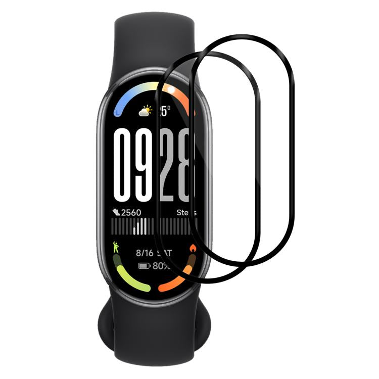 2pcs xDfind Curved 3D Composite Material Soft Film Screen Protector, For Xiaomi Smart Band 10, For Xiaomi Redmi Watch 5, For Xiaomi Smart Band 9 Pro, For Xiaomi Redmi Watch 5 Lite, For Xiaomi Redmi Watch 5 Active, For Xiaomi Smart Band 9 NFC