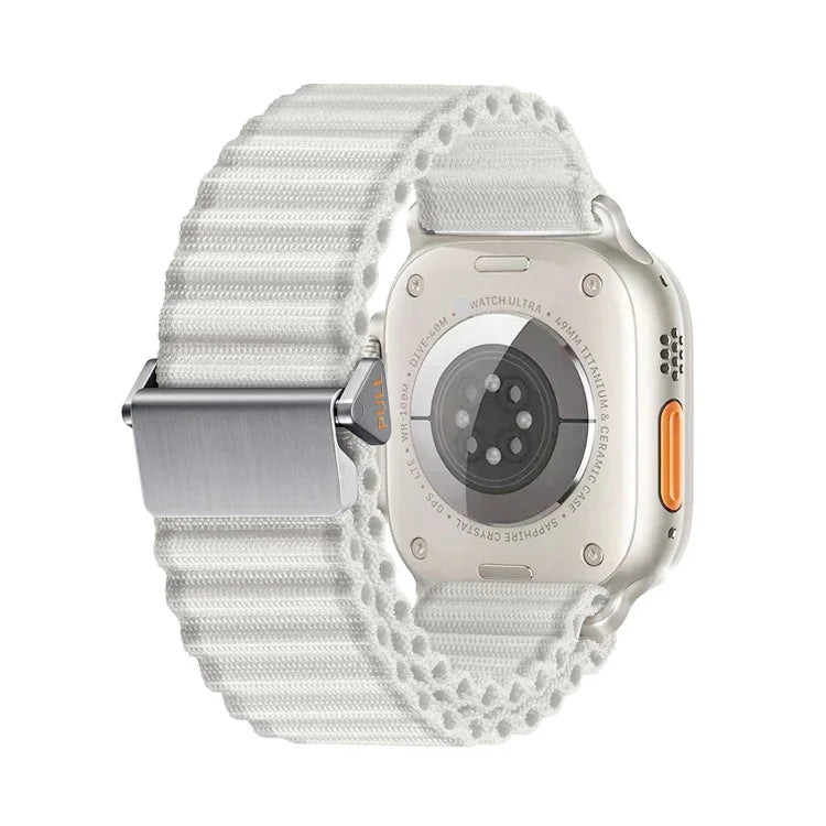 Off Road Magnetic Buckle Braided Nylon Watch Band, For Apple Watch Series 6 40mm, For Apple Watch Series 6 44mm, For Apple Watch Series 5 44mm, For Apple Watch Series 5 40mm, For Apple Watch Series 4 44mm, For Apple Watch Series 4 40mm