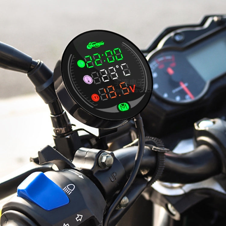 9-24V LED Night Vision Motorcycle Modification Instrument, Morfayer YL-M05 4 In 1 Water Temperature Model, Morfayer YL-M05 5 In 1 Water Temperature Model, Morfayer YL-M05 5 In 1 Environmental Temperature Model