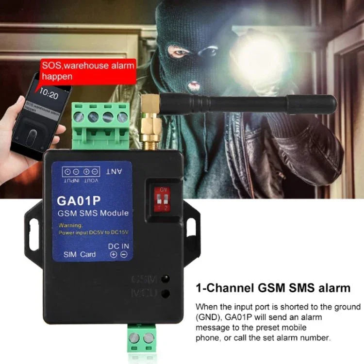 2G Version Mini Intelligent Power Off / Power Outage SMS Phone Alarm - Trustpick