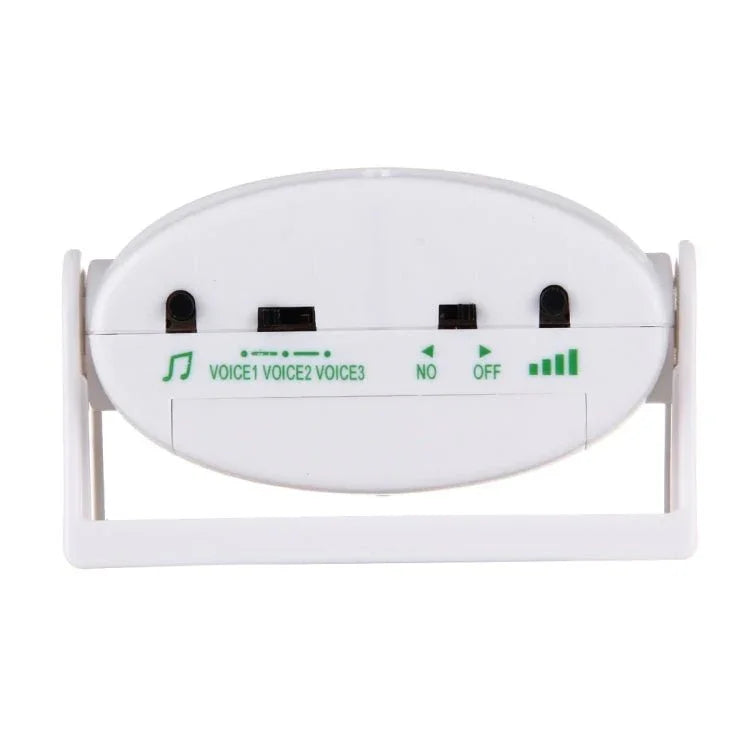5301 Wireless Infrared Motion Sensor Welcome Alarm Intelligent Greeting Warning Doorbell, IR Distance: 10m - Trustpick