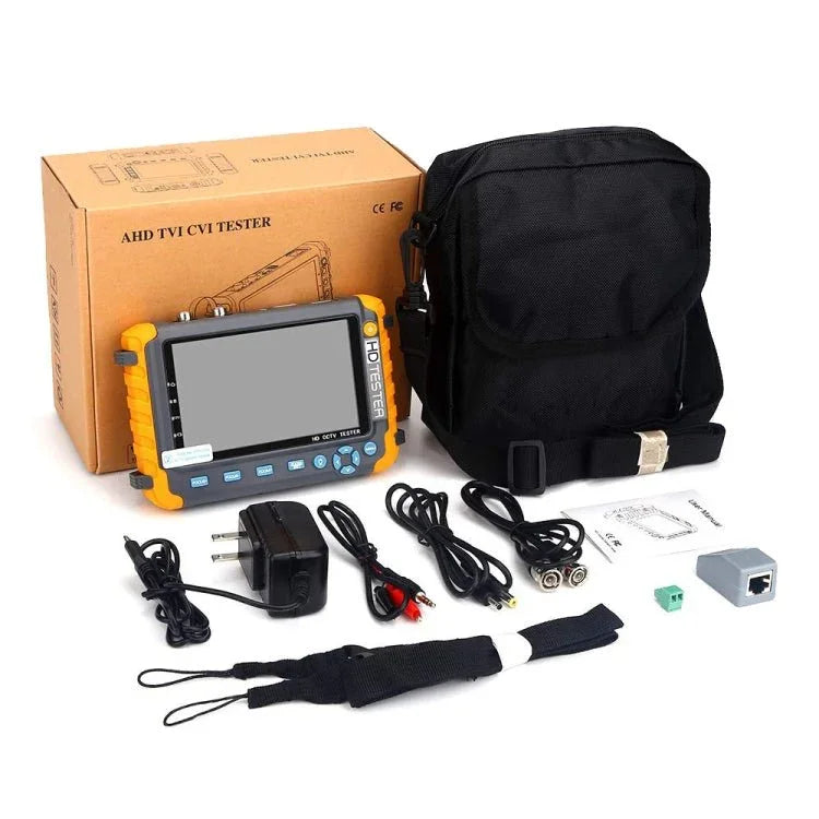 5800ACT - VH 5 Inch Large Screen Engineering Treasure Coaxial AHD / TVI / CVI 8MP Analog Video Surveillance Tester, US Plug - Trustpick