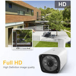 633W / IP POE (Power Over Ethernet) 720P IP Camera Outdoor Home Security Surveillance Camera, IP66 Waterproof, Support Night Vision & Phone Remote View - Trustpick