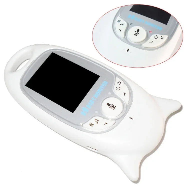 VB601 2.0인치 LCD 화면 간편 휴대용 베이비 모니터, 양방향 통화 지원, 야간 투시, VB601