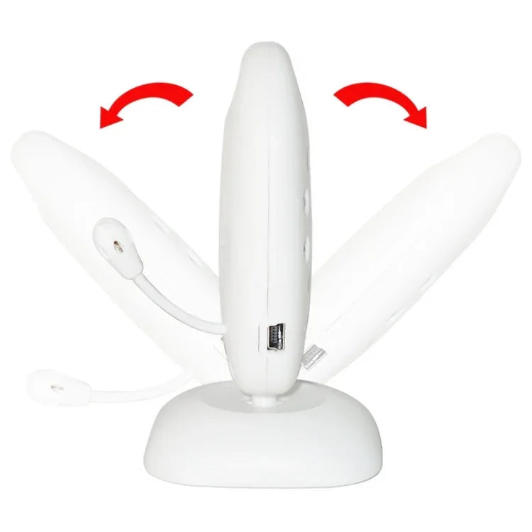 VB601 2.0인치 LCD 화면 간편 휴대용 베이비 모니터, 양방향 통화 지원, 야간 투시, VB601