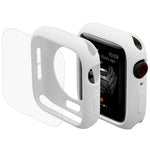 ENKAY Hat-Prince 2-in-1 TPU 반클래드 보호 케이스 + 3D 풀 스크린 PET 곡면 열성형 HD 화면 보호필름, Apple Watch 시리즈 6 / 5 / 4 / SE3 / 2 / 1 40mm용, 40mm