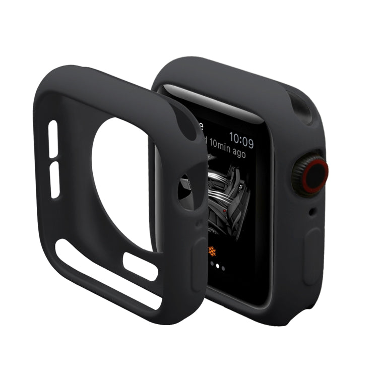 ENKAY Hat-Prince 2-in-1 TPU 반클래드 보호 케이스 + 3D 풀 스크린 PET 곡면 열성형 HD 스크린 보호필름, Apple Watch Series 6 / 5 / 4 / Watch SE 44mm용, Apple Watch Series 6 / 5 / 4 / Watch SE 44mm용