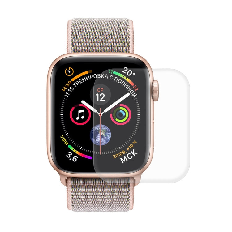 ENKAY Hat-Prince 2-in-1 TPU 반클래드 보호 케이스 + 3D 풀 스크린 PET 곡면 열성형 HD 스크린 보호필름, Apple Watch Series 6 / 5 / 4 / Watch SE 44mm용, Apple Watch Series 6 / 5 / 4 / Watch SE 44mm용