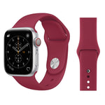 Apple Watch Series 3 & 2 & 1 38mm 패션 심플 스타일 실리콘 손목 시계 밴드, 38mm용