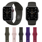 Apple Watch Series 3 & 2 & 1 38mm 패션 심플 스타일 실리콘 손목 시계 밴드, 38mm용