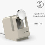 레트로 스타일 실리카 겔 Apple Watch 충전 도크 스탠드 홀더 스테이션