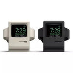 레트로 스타일 실리카 겔 Apple Watch 충전 도크 스탠드 홀더 스테이션