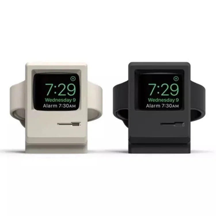레트로 스타일 실리카 겔 Apple Watch 충전 도크 스탠드 홀더 스테이션