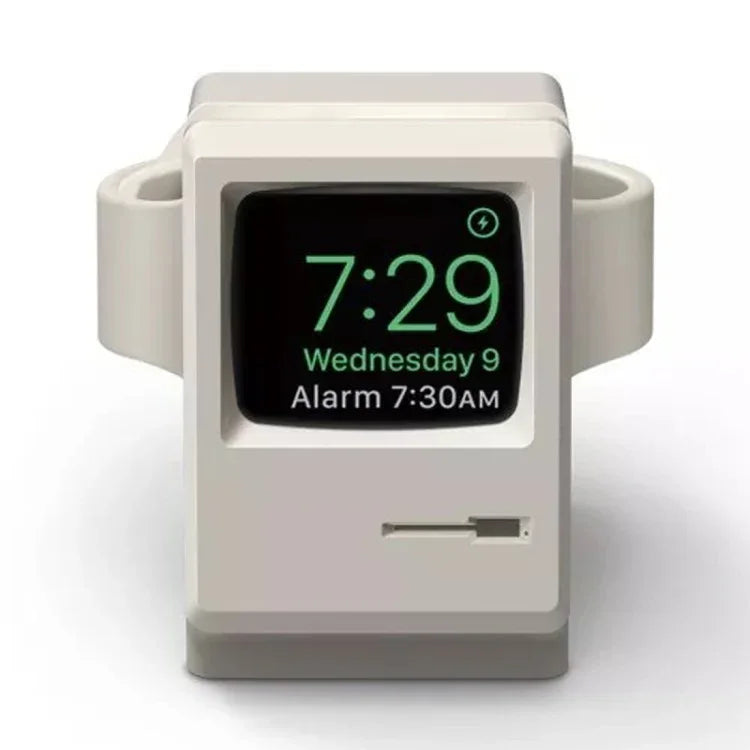 레트로 스타일 실리카 겔 Apple Watch 충전 도크 스탠드 홀더 스테이션