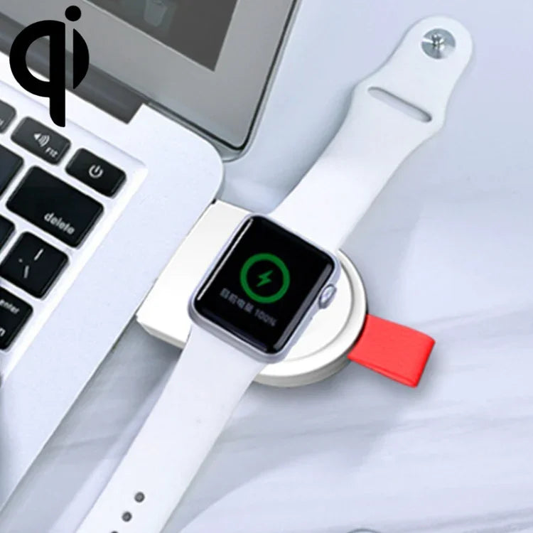 Apple Watch 시리즈 4 & 3 & 2 & 1용 A3 범용 휴대용 Qi 표준 자석 무선 충전기