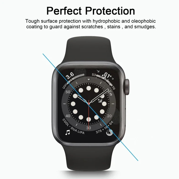 Apple Watch 시리즈 6 / 5 / 4 / Watch SE 44mm용 9H 2.5D 강화유리 필름, Apple Watch 시리즈 6 / 5 / 4 / Watch SE 44mm용