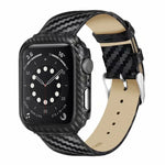 Apple Watch 시리즈 3 & 2 & 1 38mm용 정품 가죽 카본 파이버 스트랩 + 프레임, Apple Watch 시리즈 3 & 2 & 1 38mm용