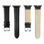 Apple Watch 시리즈 3 & 2 & 1 38mm용 정품 가죽 카본 파이버 스트랩 + 프레임, Apple Watch 시리즈 3 & 2 & 1 38mm용