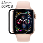 50개입 Apple Watch Series 3 / 2 / 1 42mm 소프트 PET 필름 풀 커버 스크린 보호필름, Apple Watch Series 3 / 2 / 1 42mm용