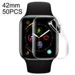 Apple Watch 시리즈 3 / 2 / 1 42mm용 50개입 소프트 하이드로겔 필름 전체 커버 전면 보호필름, Apple Watch 시리즈 3 / 2 / 1 42mm용(50개입)