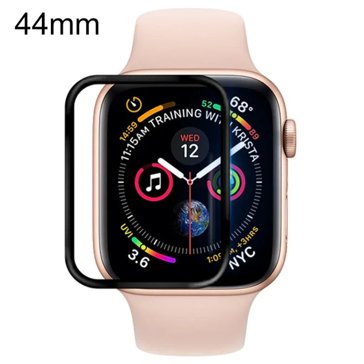 Apple Watch Series 6 / 5 / 4 / Watch SE 44mm용 부드러운 PET 필름 풀 커버 스크린 보호필름, Apple Watch Series 6 / 5 / 4 / Watch SE 44mm용, Apple Watch Series 6 / 5 / 4 / Watch SE 44mm용(투명)(1개)