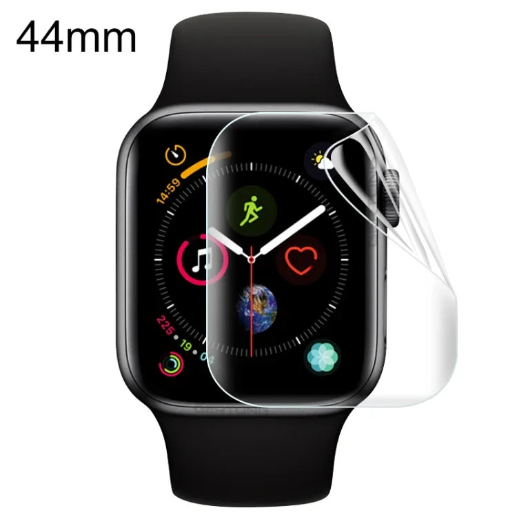 Apple Watch 시리즈 6 / 5 / 4 / Watch SE 44mm용 소프트 하이드로겔 필름 전체 커버 전면 보호필름, Apple Watch 시리즈 6 / 5 / 4 / Watch SE 44mm용(1개)