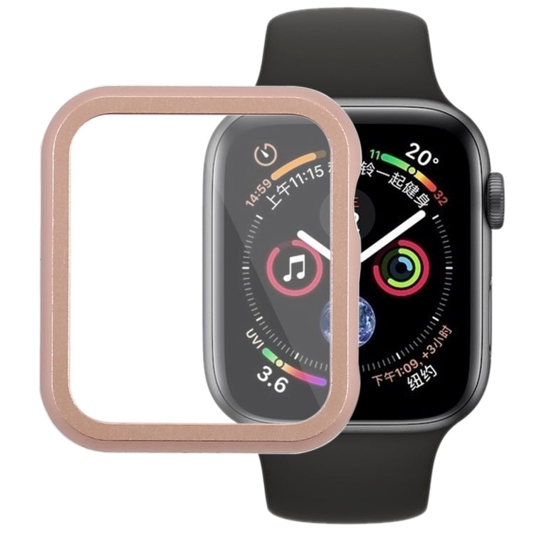 Apple Watch 시리즈 6 / 5 / 4 / Watch SE 40mm용 메탈 전면 프레임 보호 케이스, Apple Watch 시리즈 6 / 5 / 4 / Watch SE 40mm용