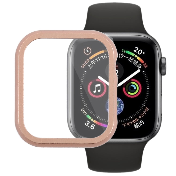 Apple Watch 시리즈 6 / 5 / 4 / Watch SE 40mm용 메탈 전면 프레임 보호 케이스, Apple Watch 시리즈 6 / 5 / 4 / Watch SE 40mm용