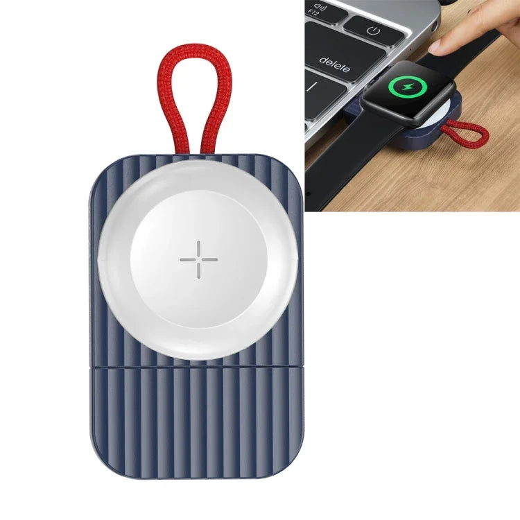 ROCK W26 휴대용 자석 무선 충전기, Apple Watch용, W26 USB 인터페이스