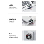 ROCK W26 휴대용 자석 무선 충전기, Apple Watch용, W26 USB 인터페이스