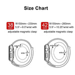 애플 워치 시리즈 7 41mm / 6 & SE & 5 & 4 40mm / 3 & 2 & 1 38mm용 색상 변환 자석 나일론 시계줄, 40mm