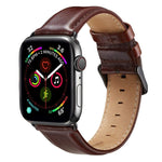 블랙 버클 가죽 시계 밴드 Apple Watch Ultra 49mm&Watch Ultra 2 49mm / Series 10 46mm / 9&8&7 45mm / SE 3&SE 2&6&SE&5&4 44mm / 3&2&1 42mm용, Apple Watch Ultra 49mm / Series 8&7 45mm / SE 2&6&SE&5&4 44mm / 3&2&1 42mm용