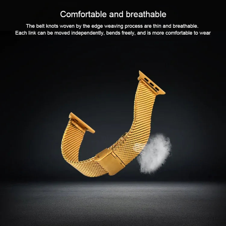 304 스테인리스 스틸 밀라네즈 시계 밴드 커넥터 포함 Apple Watch Series 10 42mm / 9&8&7 41mm / SE 3&SE 2&6&SE&5&4 40mm / 3&2&1 38mm용, Apple Watch Series 7  41mm / & 6 & SE & 5 & 4 40mm용