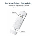U8 USB / Type-C 마그네틱 무선 충전기 고속 충전기 Apple Watch 시리즈용, U8