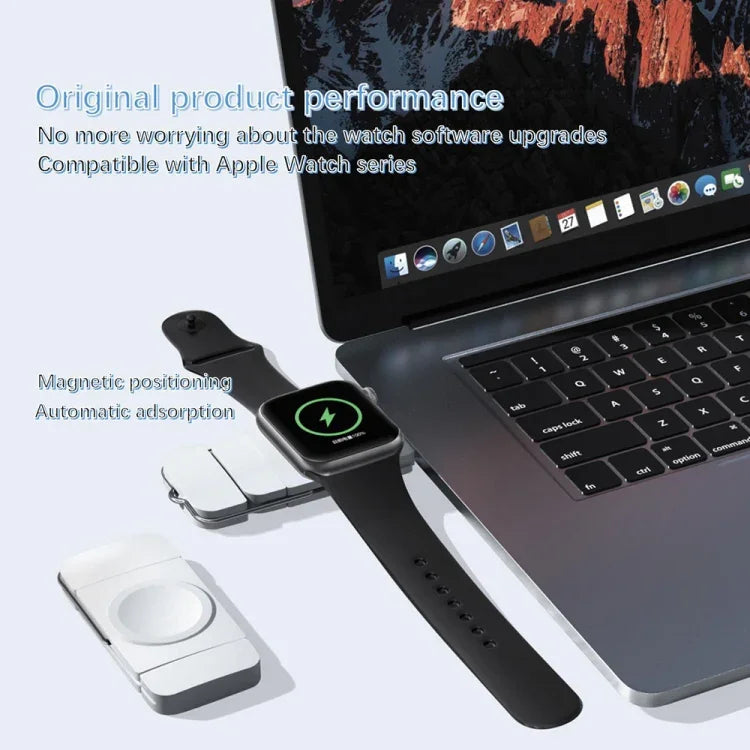 U8 USB / Type-C 마그네틱 무선 충전기 고속 충전기 Apple Watch 시리즈용, U8