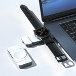 U8S USB / Type-C 자석 무선 충전기, 삼성 워치 3 / 4, 4 클래식, 액티브 1 / 2용 고속 충전기