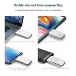 U8S USB / Type-C 자석 무선 충전기, 삼성 워치 3 / 4, 4 클래식, 액티브 1 / 2용 고속 충전기
