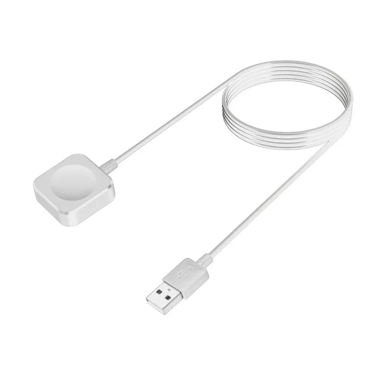 1m 정사각형 자석 고속 충전 USB 충전 케이블, 애플 워치 시리즈 울트라/8/7/6/SE/SE2/5/4/3/2용