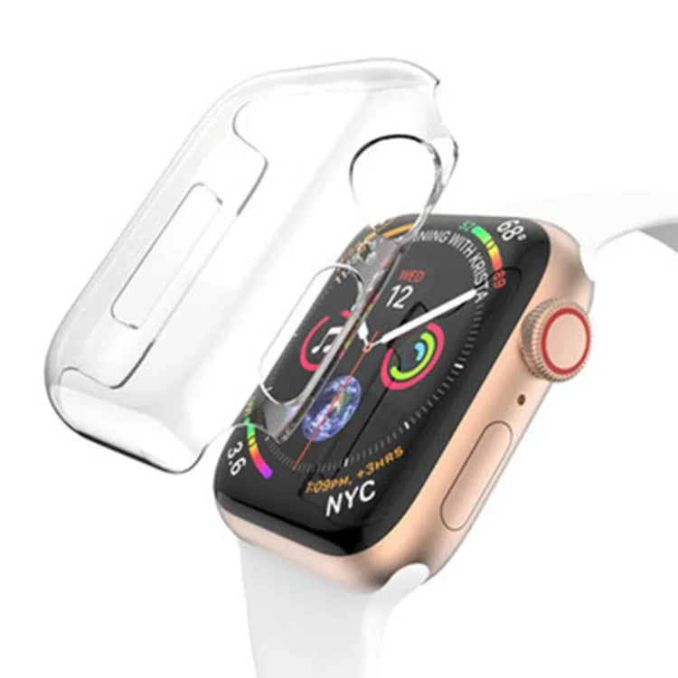 Apple Watch 시리즈 6 / 5 / 4 / Watch SE 40mm용 전체 커버 PC 케이스(투명), Apple Watch 시리즈 6 / 5 / 4 / Watch SE 40mm용