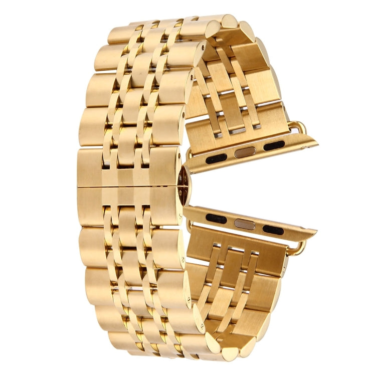 22mm 남성용 숨겨진 버터플라이 버클 7구 스테인리스 스틸 시계줄, Apple Watch 38mm용, 22mm 남성용