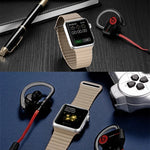 Apple Watch 38mm용 루프 자석 클로저 클라스프 PU 가죽 시계 밴드