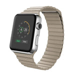 Apple Watch 38mm용 루프 자석 클로저 클라스프 PU 가죽 시계 밴드