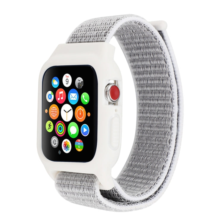 Apple Watch Ultra 49mm & Watch Ultra 2 49mm / 시리즈 10 46mm / 9&8&7 45mm / SE 3&SE 2&6&SE&5&4 44mm / 3&2&1 42mm용 후크 앤 루프 패스너가 있는 나일론 시계 밴드, Apple Watch Ultra 49mm / 시리즈 8&7 45mm / SE 2&6&SE&5&4 44mm / 3&2&1 42mm용