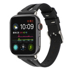 Apple Watch Ultra 49mm & Watch Ultra 2 49mm / 시리즈 10 46mm / 9&8&7 45mm / SE 3&SE 2&6&SE&5&4 44mm / 3&2&1 42mm용 심플 V자형 가죽 시계줄
