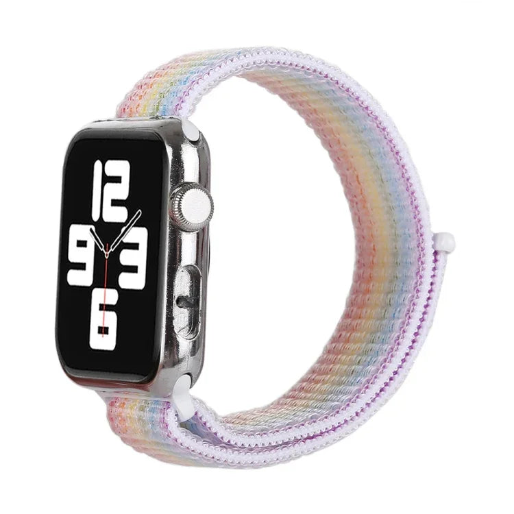 Apple Watch Series 3 & 2 & 1 38mm용 매직 테이프 나일론 시계줄, Series 3 & 2 & 1 38mm용