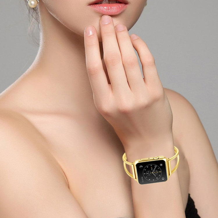 V자형 메탈 팔찌 시계줄, 스테인리스 버클 포함, 애플 워치 시리즈 10 42mm / 9&8&7 41mm / SE 3&SE 2&6&SE&5&4 40mm / 3&2&1 38mm용