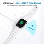 무선 자석 고속 충전 USB 케이블, Apple Watch 시리즈용, USB-A