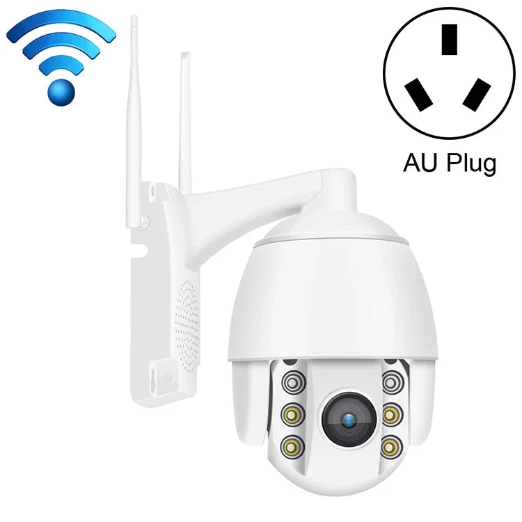 QX2 1080P HD 360도 파노라마 WiFi 주야간 풀 컬러 IP66 방수 스마트 카메라, 모션 감지 / 양방향 음성 / TF 카드 지원, 미국 플러그, WiFi 버전