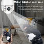 QX2 1080P HD 360도 파노라마 WiFi 주야간 풀 컬러 IP66 방수 스마트 카메라, 모션 감지 / 양방향 음성 / TF 카드 지원, 미국 플러그, WiFi 버전